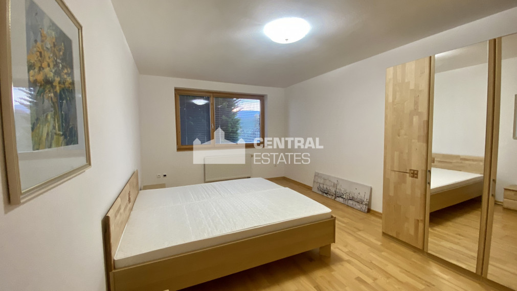 Beautiful large 2-bedroom apartment in a new building with two balconies and parking for rent in Nové mesto