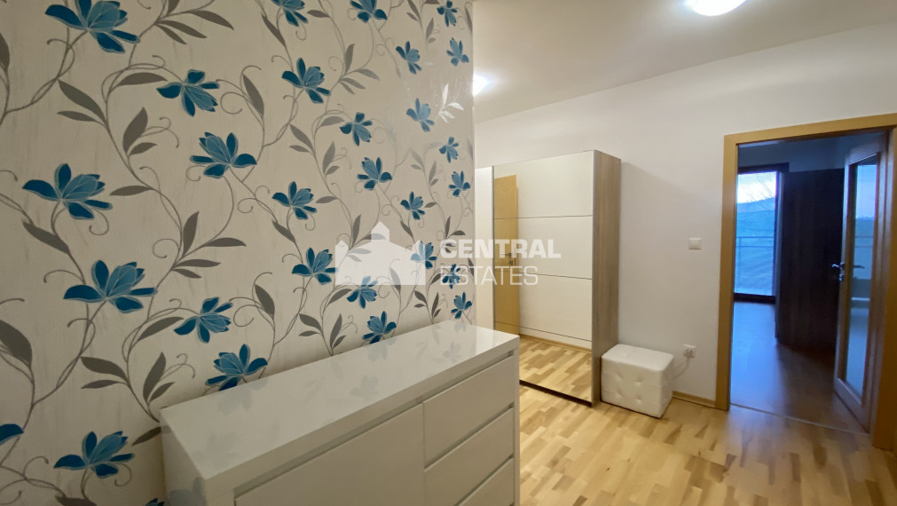 Beautiful large 2-bedroom apartment in a new building with two balconies and parking for rent in Nové mesto