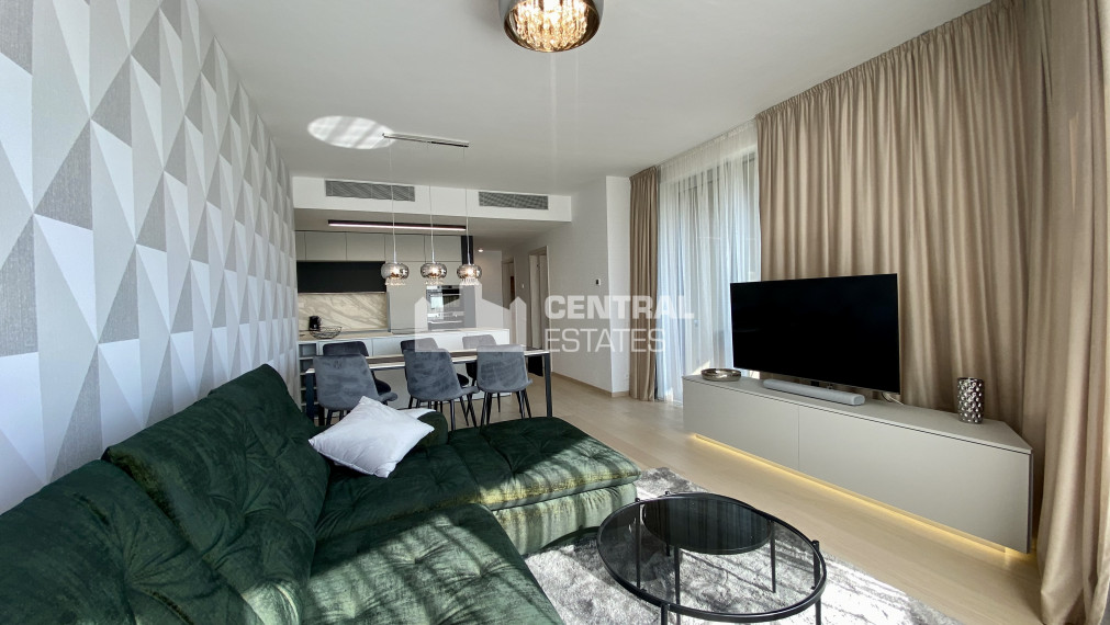 Luxusný 3i byt s lodžiou v lukratívnej novostavbe Skypark na prenájom v Starom meste