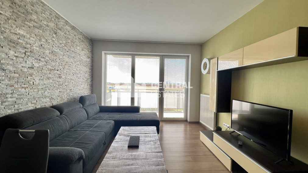 Spacious modern 2-bedroom apartment in a new building with loggia and parking for rent in Petržalka