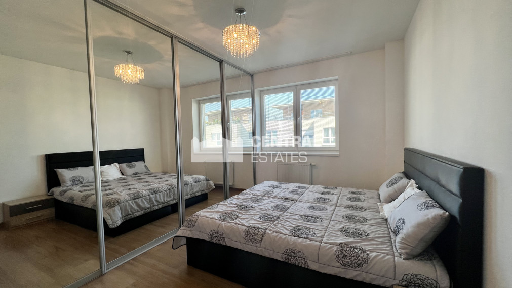 Spacious modern 2-bedroom apartment in a new building with loggia and parking for rent in Petržalka
