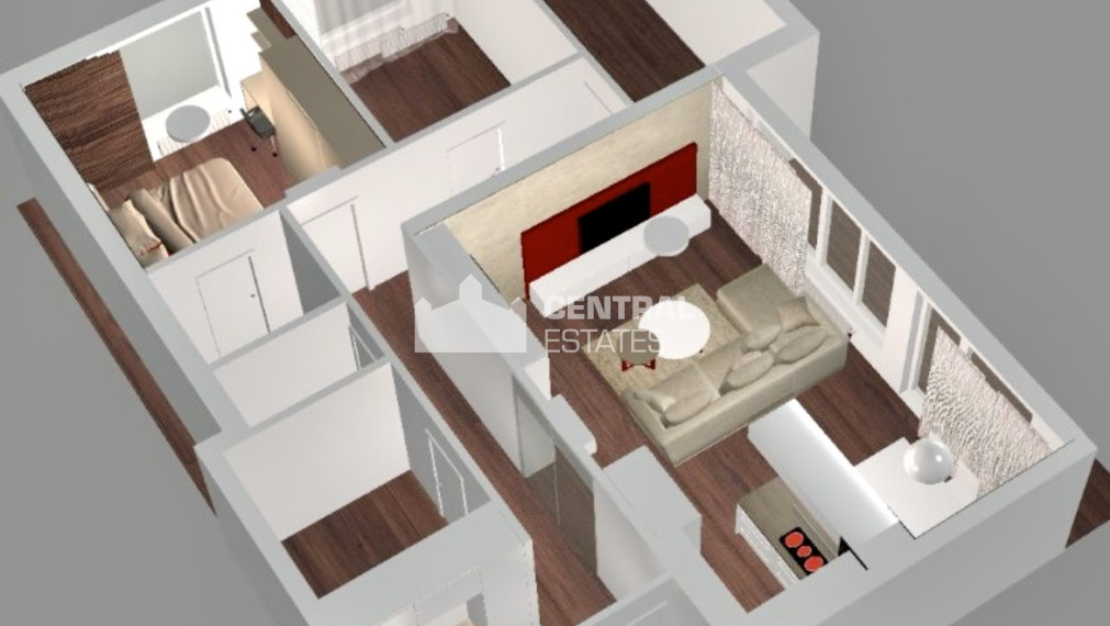 Exkluzívny 4i byt v novostavbe s terasou s parkovaním na prenájom v Starom meste