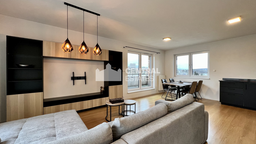 Krásny slnečný 2i byt v novostavbe s veľkou terasou a parkovaním na prenájom v Novom meste