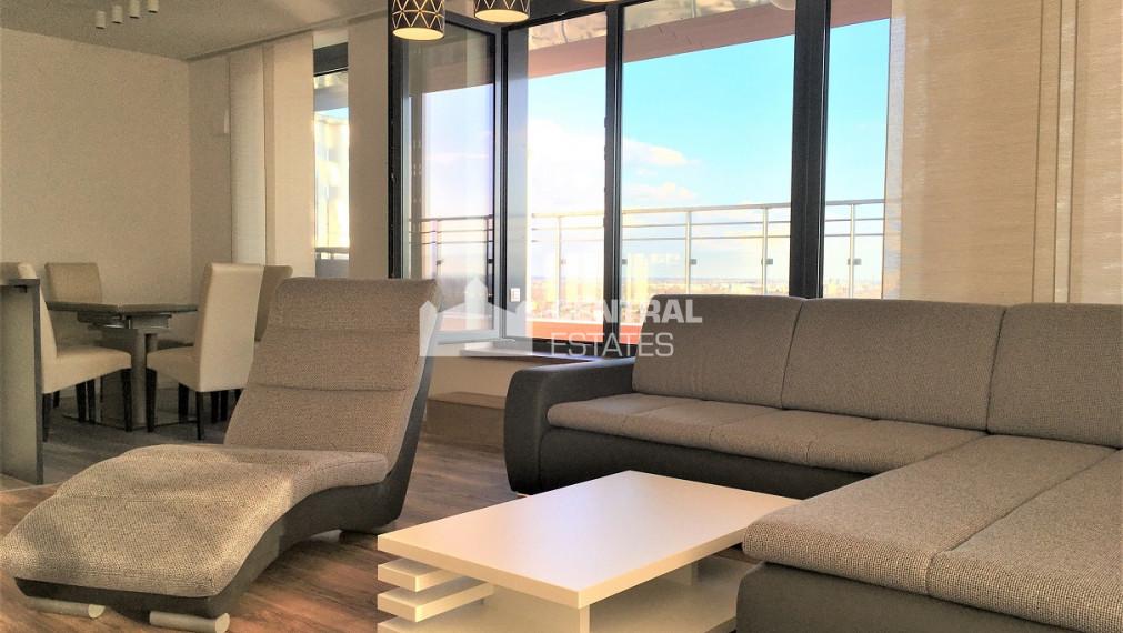 Luxusný 4i byt v novostavbe s terasou parkovaním a fínskou saunou na prenájom v Ružinove