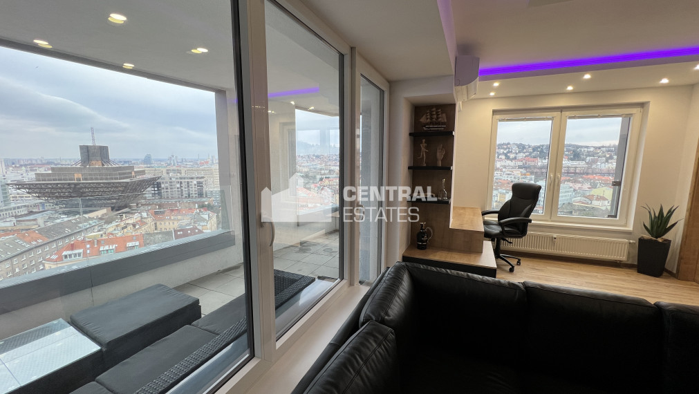 Luxusný 2- izbový byt v novostavbe Premiére s terasou na prenájom v Starom meste