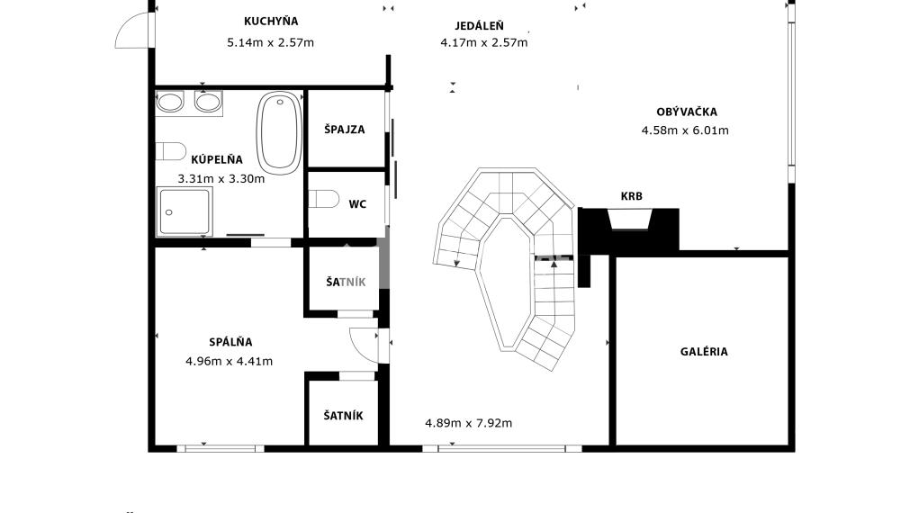 Prémiová 3- podlažná 6- izbová rodinná vila na prenájom v Záhorskej Bystrici