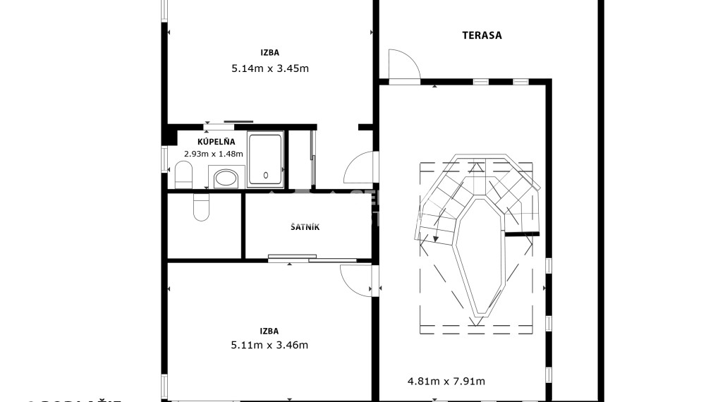 Prémiová 3- podlažná 6- izbová rodinná vila na prenájom v Záhorskej Bystrici