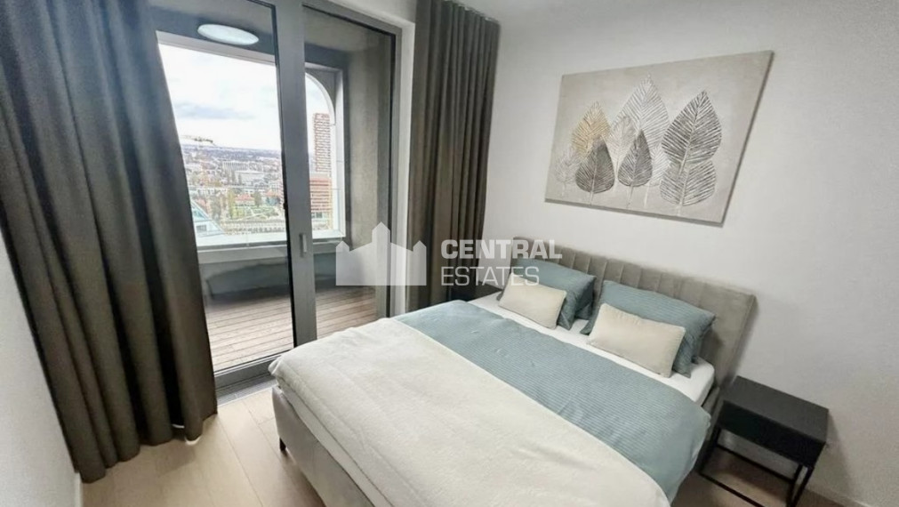 Krásny 2- izbový byt v novostavbe Skypark s lodžiou na prenájom v Starom meste