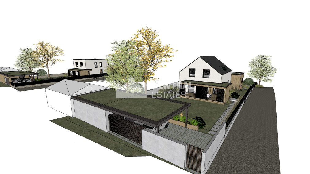 5- izbový rodinný dom s rozľahlým pozemkom pri vode na predaj v Tomášove