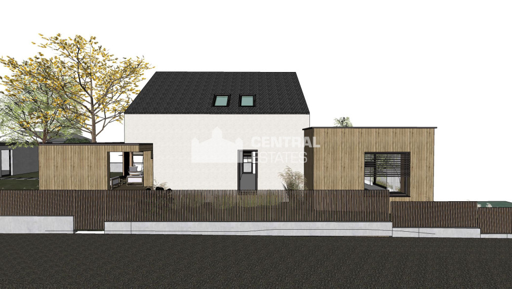 5- izbový rodinný dom s rozľahlým pozemkom pri vode na predaj v Tomášove