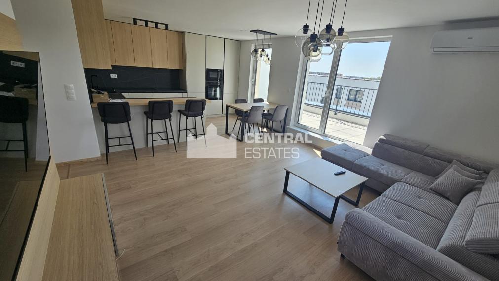 Beautiful 2- bedroom apartment for rent in a new building with a terrace and parking