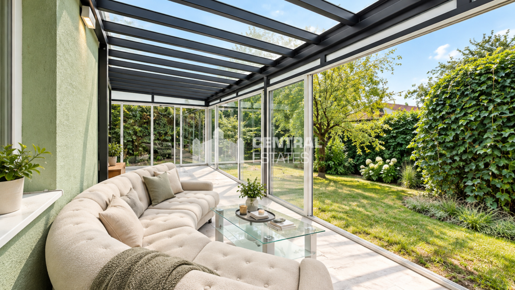 5-room family house with a winter garden and parking for sale in Dunajská Lužná