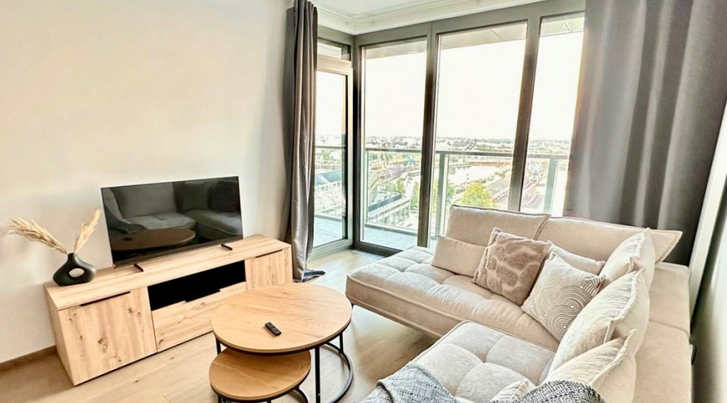 Krásny 2- izbový byt v novostavbe s lodžiou parkovaním na prenájom v Starom meste