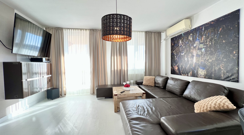 Klimatizovaný 4-izbový byt v novostavbe s parkovaním na prenájom v Karlovej Vsi