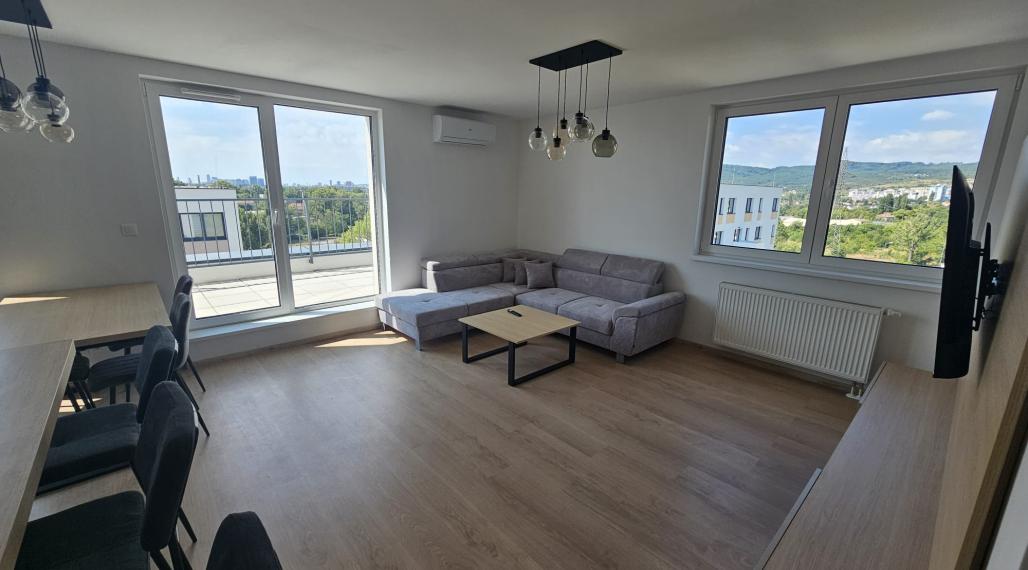 Beautiful 2- bedroom apartment for rent in a new building with a terrace and parking