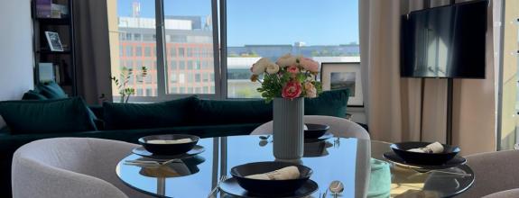 Štýlový 3- izbový byt v novostavbe Skypark na prenájom v Starom meste