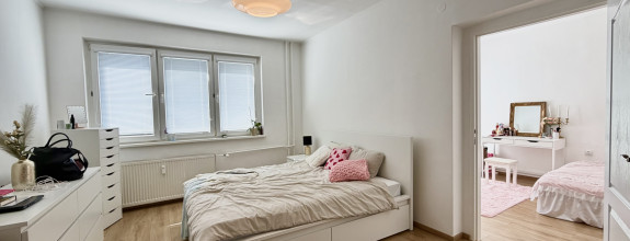2- izbový byt, 50m2, balkón, pivnica, predaj Ružinov