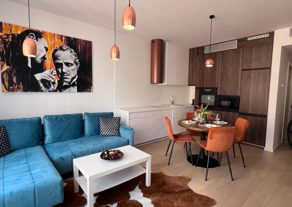 Luxusný 2- izbový byt v novostavbe Skypark s lodžiou na prenájom v Starom meste