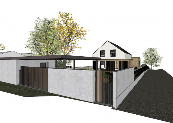 5- izbový rodinný dom s rozľahlým pozemkom pri vode na predaj v Tomášove