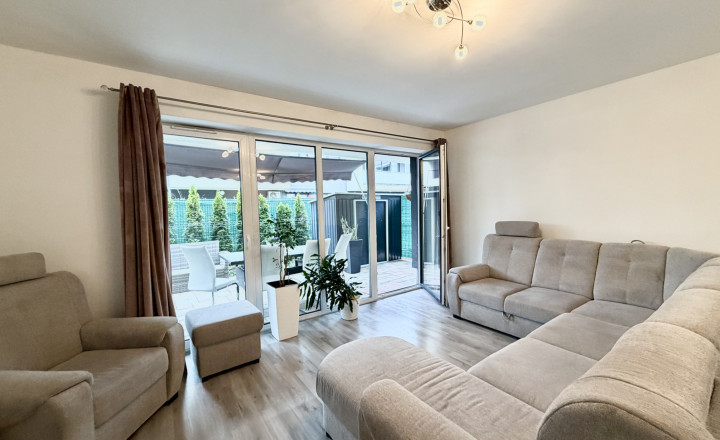 3-room apartment, new building, terrace, front garden for sale, Dunajská Lužná - fotografia 1