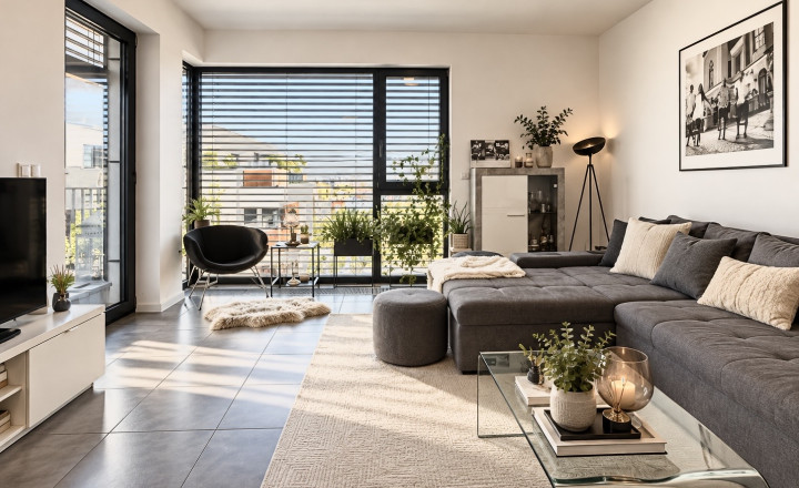 Exclusive 3- bedroom apartment in a new building with a terrace and parking for rent in Nové mesto RESERVED