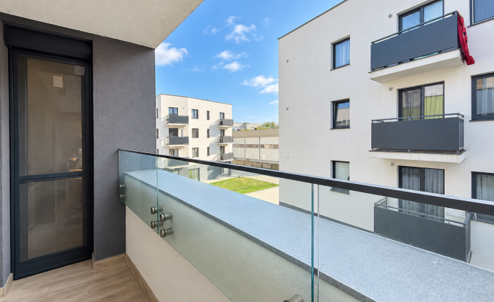 2-izbový byt novostavba 52m2 lodžia parkovanie prenájom Rovinka - fotografia 9