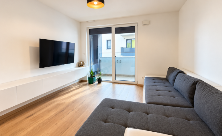 2-izbový byt novostavba 52m2 lodžia parkovanie prenájom Rovinka - fotografia 4